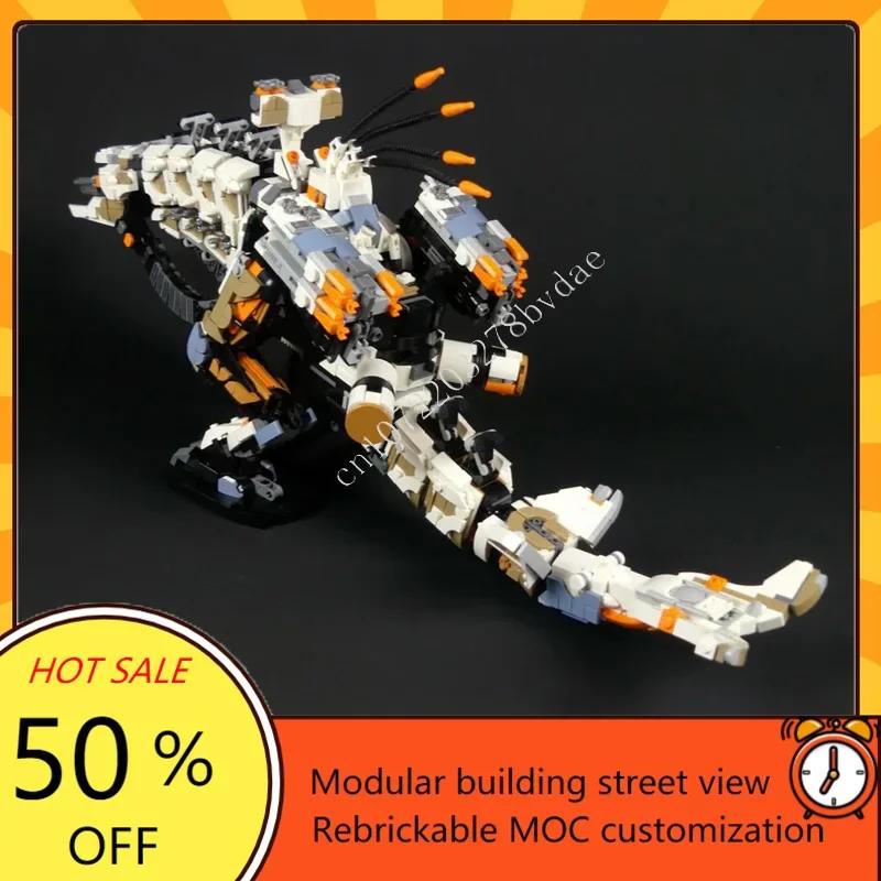 Thunderjaw-Минифигурка Масштаб Космическая Война Военный MOC Космический Корабль Боевая Модель Пользовательская Головоломка Архитектура DIY Образование Сборка Подарок
