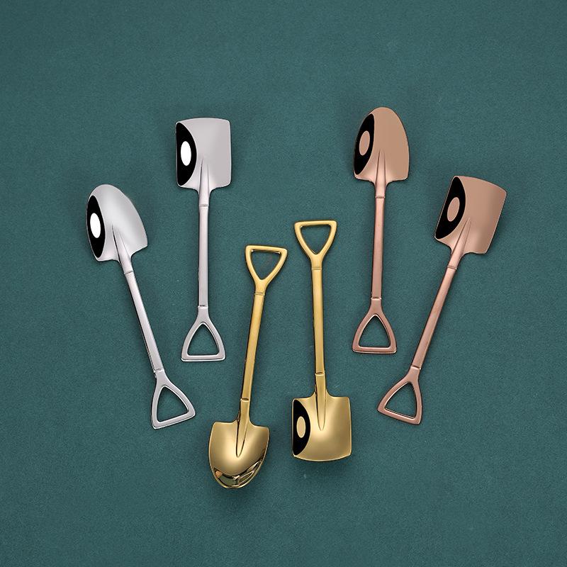 1 шт. креативная ложка-лопатка из нержавеющей стали, бытовая ложка для арбуза, десертная ложка для мороженого
