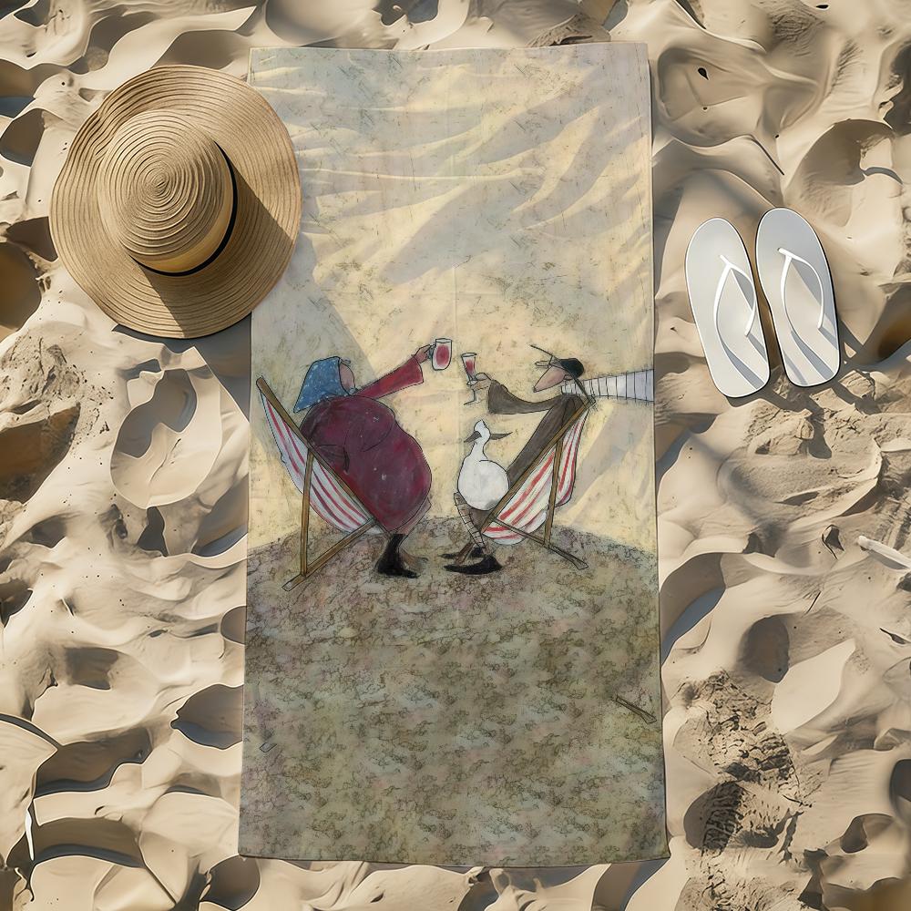 S-sam toft art Полотенце Пляжное Полотенце Большого Размера Быстросохнущее Полотенце Впитывающее Мягкое Для Плавания Пляжные Полотенца для Мужчин Женщин