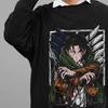 Attack On Titan Sweatshirt Levi Sweater Eren AOT Mikasa Anime Unisex Pullover