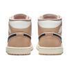 Женские кроссовки Air Jordan 1 Mid Desert Tan Sail Black BQ6472-103