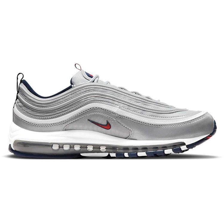 Nike Кроссовки унисекс Air Max 97 OG SP Puerto Rico Silver Metallic-Silver Varsity-Red DH2319-001
