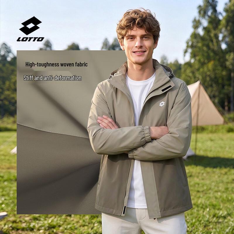 Lotto Мужская ветрозащитная куртка с капюшоном