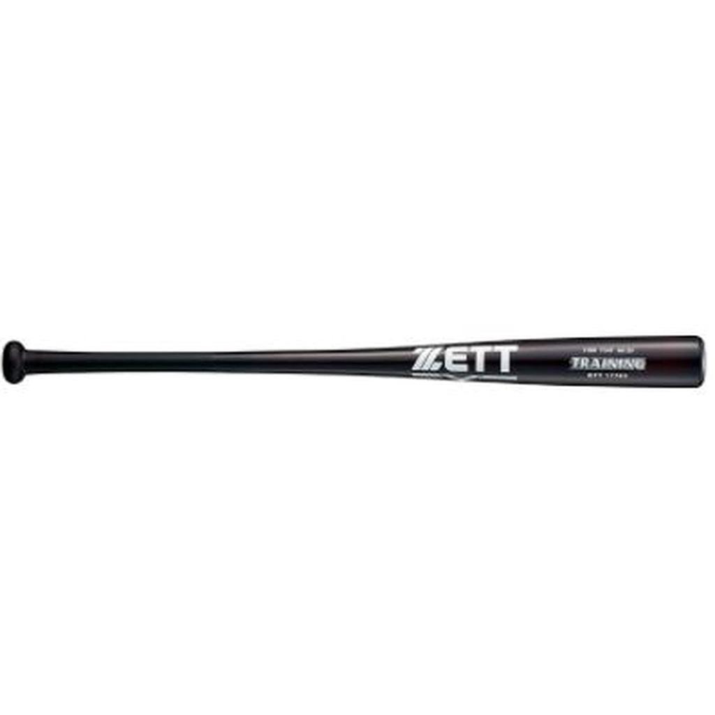 ZETT Baseball Wooden Training Suitable for Real Dark Brown BTT17783 Bat, 83cm, Hitting, (3800),