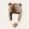 Bear Ear Spotted Lei Feng Hat Women's Winter Mink Fleece Thickened Ear Protectors Cotton Windproof Northeast Cotton Hat
