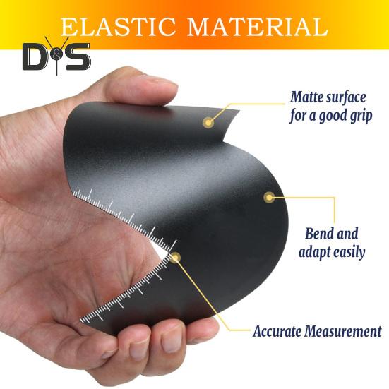 1 шт./1 набор парикмахерских карт для улучшения цвета линии роста волос с индикатором измерения, инструмент для придания формы бороде, руководство по мужской линии роста волос, подравнивание бороды, окантовка