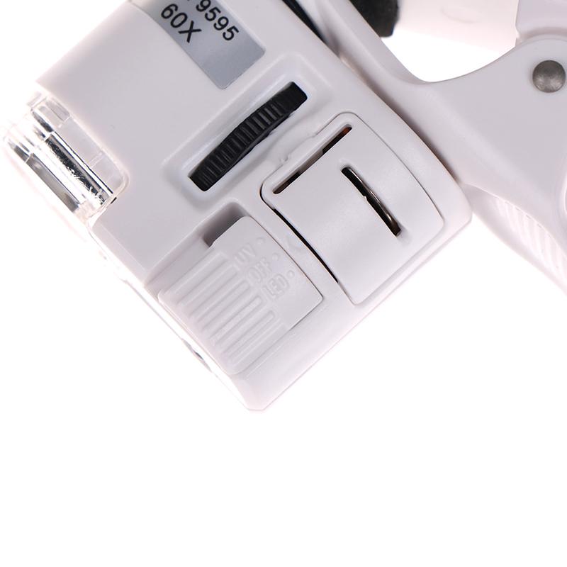 1 шт. 60X мобильный телефон микроскоп макро объектив зум микро камера клипса со светодиодной подсветкой