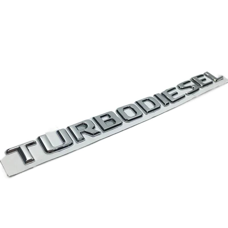 AAYN1 ABS For W463 W140 W124 Turbodiesel lettering emblem mark rear Car trunk turbo diesel logo stickers Accessories