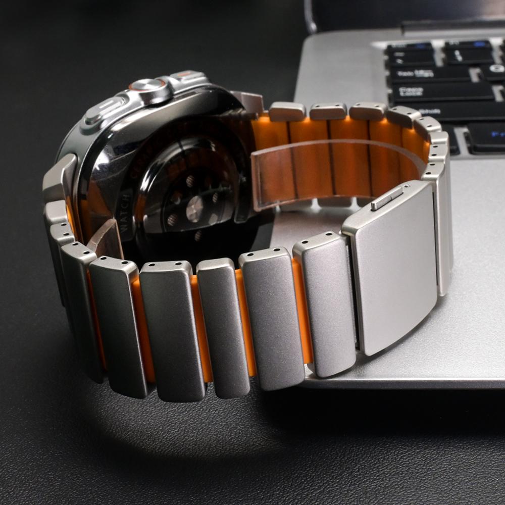 Титановый ремешок для Samsung Galaxy Watch Ultra2 2025 Роскошный металлический браслет для SAMSUNG GALAXY Ultra Watch 47 мм 2024 Аксессуары