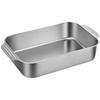 ZISIZ Stainless Steel Rectangular Roasting Pan