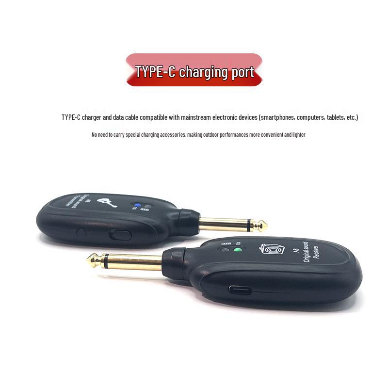 Electric Guitar Wireless Audio Transceiver - Stable Transmission System for Musical Instruments