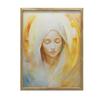 Divine Presence of the Mother - Mary, Divine Presence of the Mother - Mary, 30X40 Cm, Light Oak Wooden Frame, Matte Paper 230 Gsm