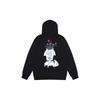 Mens Unisex Hooded Sweatshirt Letter Print Loose Fit Casual Top