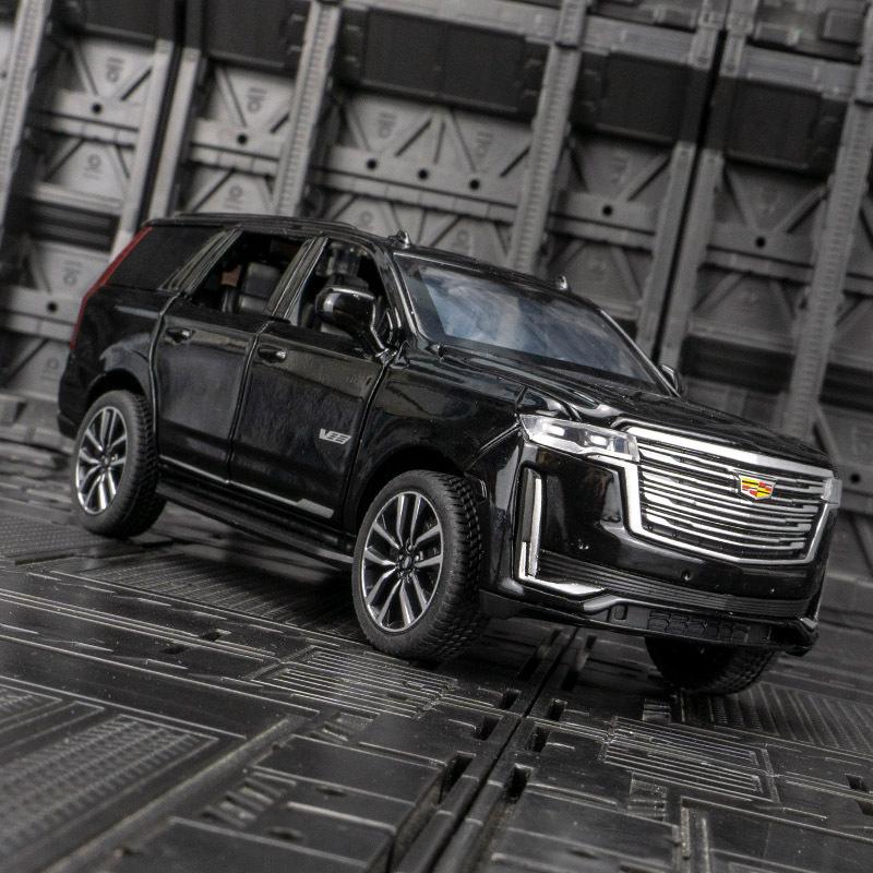 AABHV1 1:32 Cadillac Escalade внедорожник литой металлический автомобиль модель со звуком и светом игрушечная машинка с центральным управлением украшения