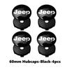 For Jeep Car Emblem Badge Decoration Wheel Center Hub Cap Rim Lid Sticker Cherokee Patriot Liberty Wrangler JK JL Commander NXJPT1