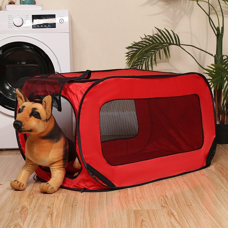 Portable Pop-Up Pet Bed Dogs Cats Indoor Outdoor Folding Tent Kennel With Oxford Fabric