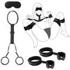 Handcuff Open Leg Restraint Sex Toy Eye Blinder Sex Toys Kits Adjustable Adult Erotic Bed Games Sextoy Set SM Slave Cosplay