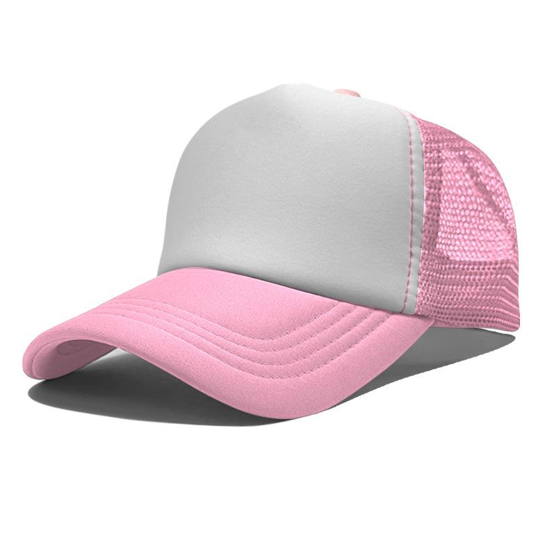 High Quality Custom LOGO 5 Panel Mesh Baseball Cap Print Embroidery Sponge Foam Trucker Hats