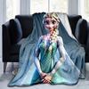1PC Cartoon Elsa Blanket, Seasonal Universal, Home Decoration, Throw Blankets, Soft Flannel Throw Blanket, Versatile & Cozy for Bedroom, Cut