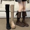 Two Wear Folded Thick-soled Boots for Children, New Thick-heeled Knee Knight Boots In Autumn and Winter 2025, Spring and Autumn