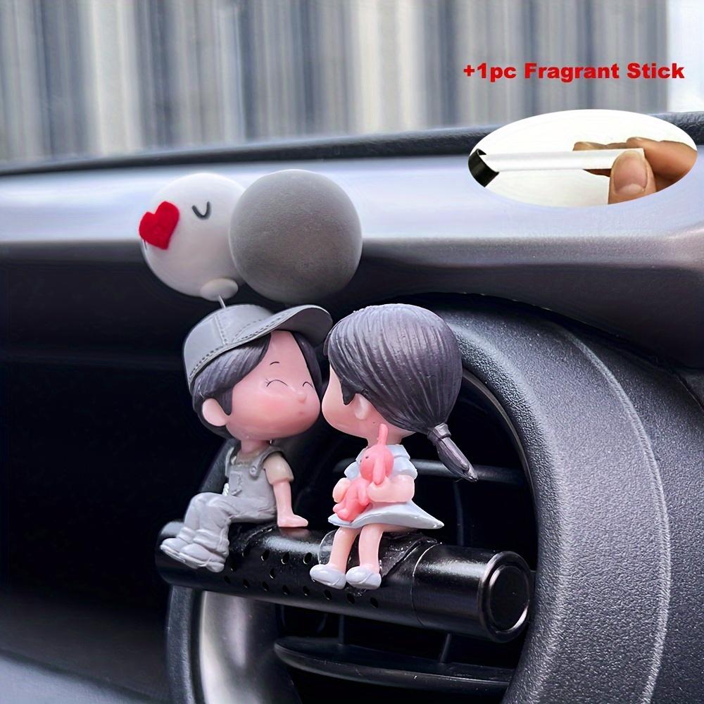 Автозапчасти Аксессуары для салона автомобиля Влюбленные Украшения для автомобиля Креативное украшение воздуховода автомобиля Мультяшная парфюмированная автомобильная мазь с ароматом автомобиля