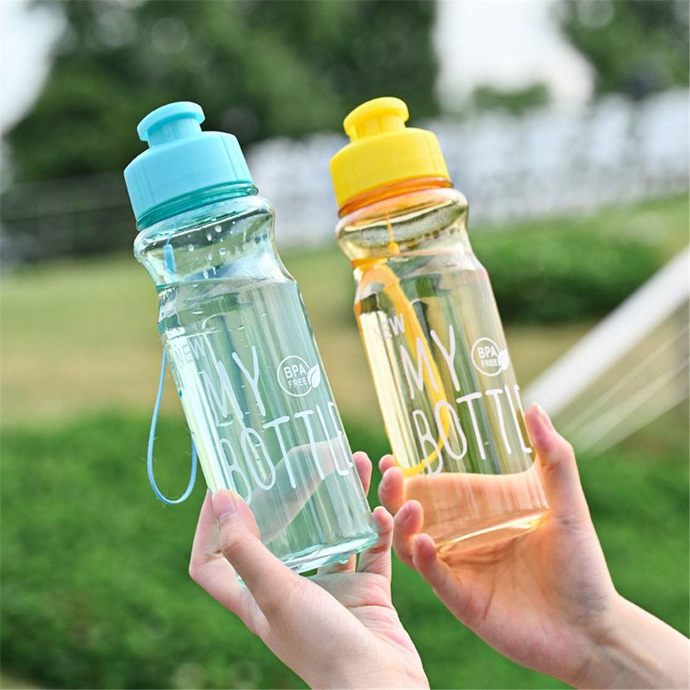 550ML Outdoor Sport Multi-color Water Bottle Large Capacity Water Cup Plastic