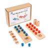 Young Children's Wooden Enlightenment Teaching Aids Counter Puzzle Fun Mathematical Computing Cognitive Toys