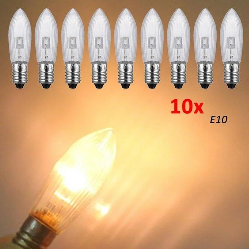 10V-55V Теплый белый свет лампочка 10шт