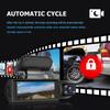 Dual Lens 1080 HD 3.16-inch Driving Recorder Car DVR Camera Car Driving Video Recorder Rear View Loop Recording HD Night Vision