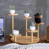 Tabletop Plant Stand Bamboo 5 Tier Flowerpot Stand Desk Window Sill Indoor
