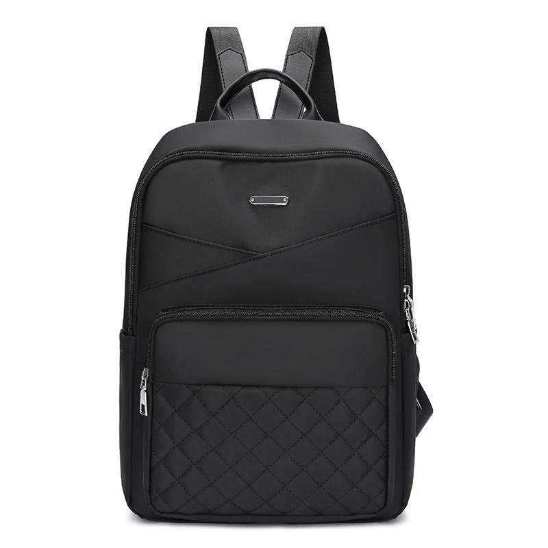 Solid Color Backpack Women Travel Large Capacity Backpack