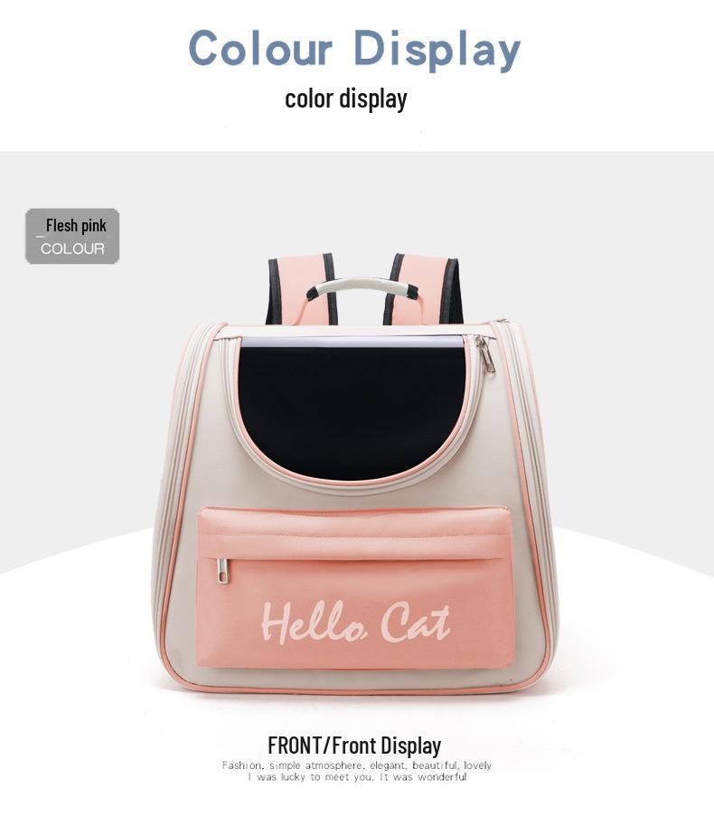 Versatile Extra-Large Pet Backpack for Cats & Dogs - Convenient, Portable, and Spacious for Outings