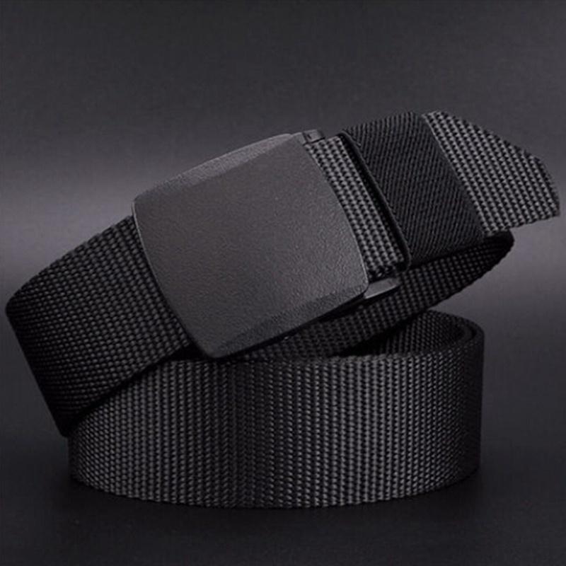 Men's Outdoor Sports Nylon Waistband Canvas Web Belt