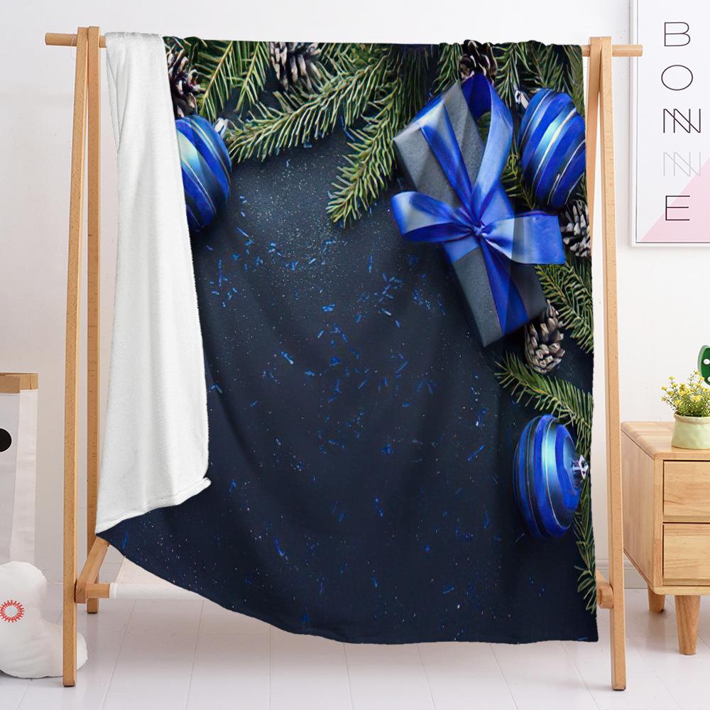 Фланелевое одеяло Одеяло для спальни Европейское и американское одеяло Одеяло на рождественскую тематику Универсальное для всех сезонов