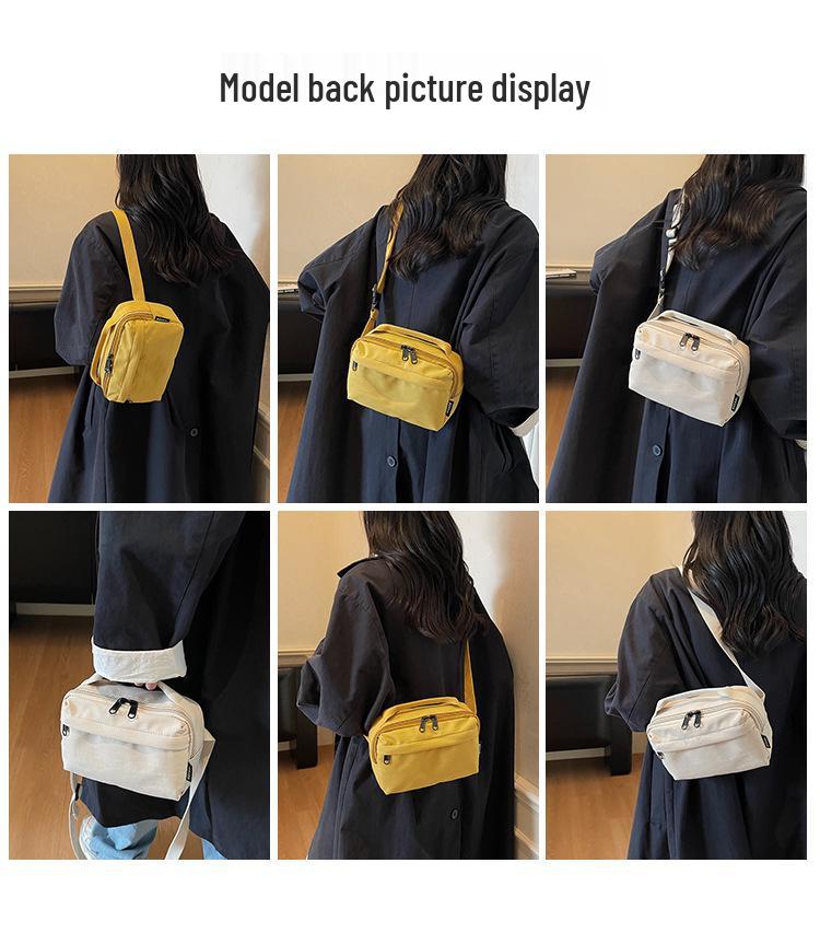 Женская легкая нейлоновая сумка кроссбоди - Компактная повседневная сумочка для поездок на работу и выхода в свет