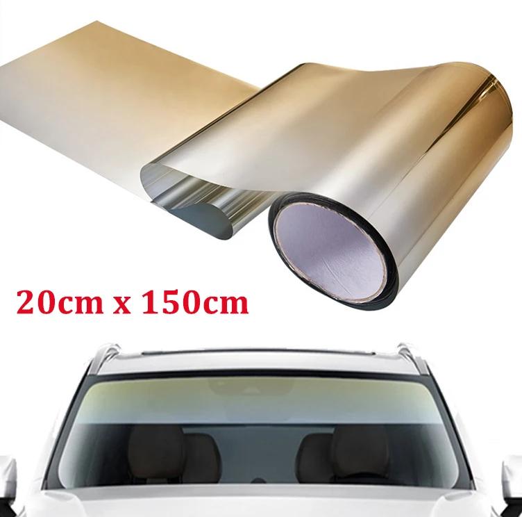 Градиентная цветная автомобильная лобовая пленка для защиты от солнца, защита от ультрафиолета, теплоизоляция, солнцезащитный козырек, тонированные наклейки, автомобильная ПЭТ-пленка