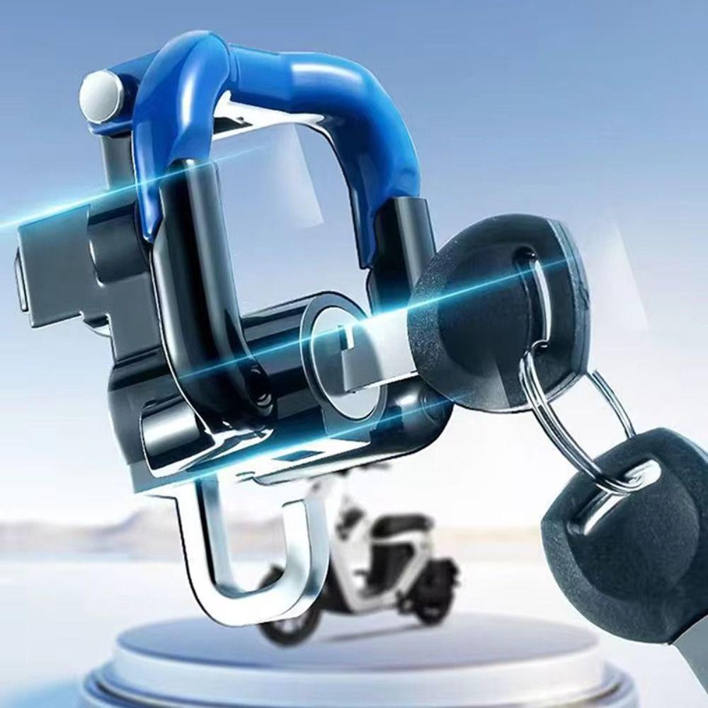 Anti-Theft Lock Helmet Holder Double Hook Motorbike Hook Motorcycle Helmet Lock Motorcycle Use