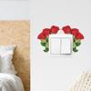 Наклейка на стену для выключателя Rose Living Room Entrance Home Beautying