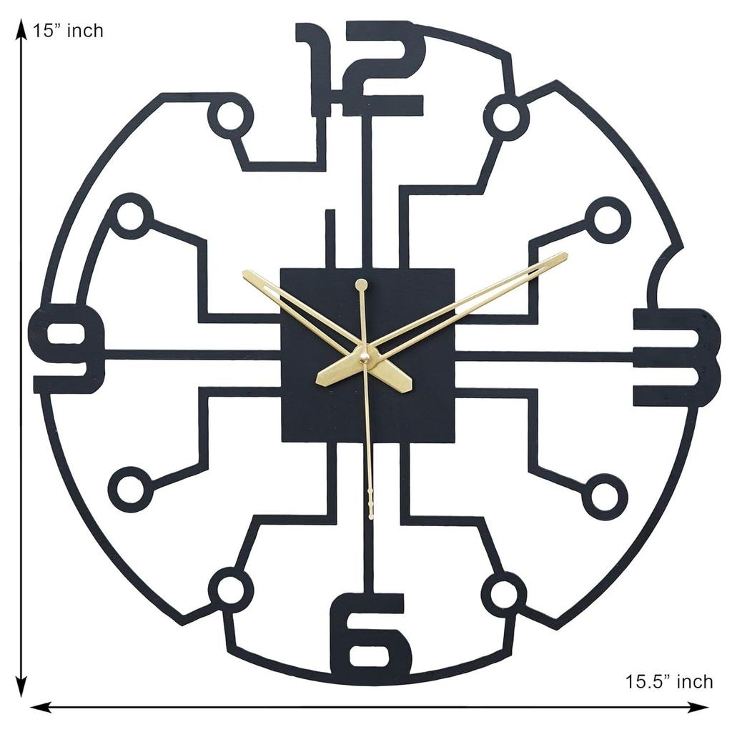 Современные Металлические Аналоговые Настенные Часы для Гостиной Спальни Офиса Кухни Стильные Настенные Часы для Дома и Холла Дизайнерские Большого Размера Современные