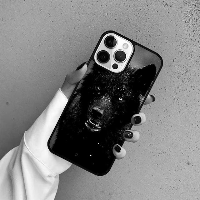 Чехол-накладка Animal Wolf Roar для iPhone 17 Air 15 16 14 13 12 Pro Max 11 Pro Max Plus Coque Shell