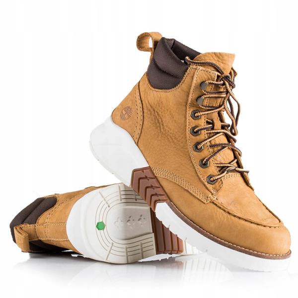 Timberland Durable Shock Absorbing Versatile Comfortable Short Outdoor Boots Men Boots Wheat A27WC