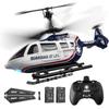 DEERC Rescue Up To 26 Minutes of 3 Speed Takeoff and Altitude Emergency Fun for Adults and White Radio-Controlled Helicopter, Indoor/Outdoor Use,