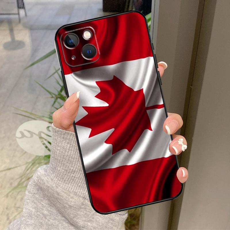 Канада Канадский Флаг Чехол Для iPhone 17 Pro Max 15 14 13 12 11 16 Pro Max Plus 12 13 Mini 16e 17 Air Задняя Крышка