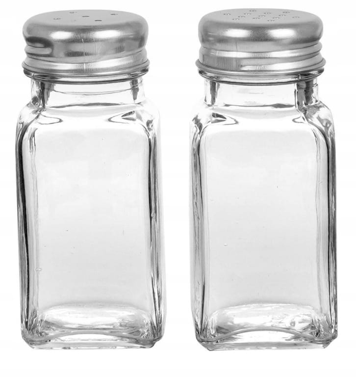 Glass Salt & Pepper Shaker Set