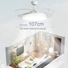36W/48W Bedroom Invisible Silent Fan Light Simple Ceiling Fan Lamps With Remote Control Household Intelligent Integrated Ceiling Fan With Light