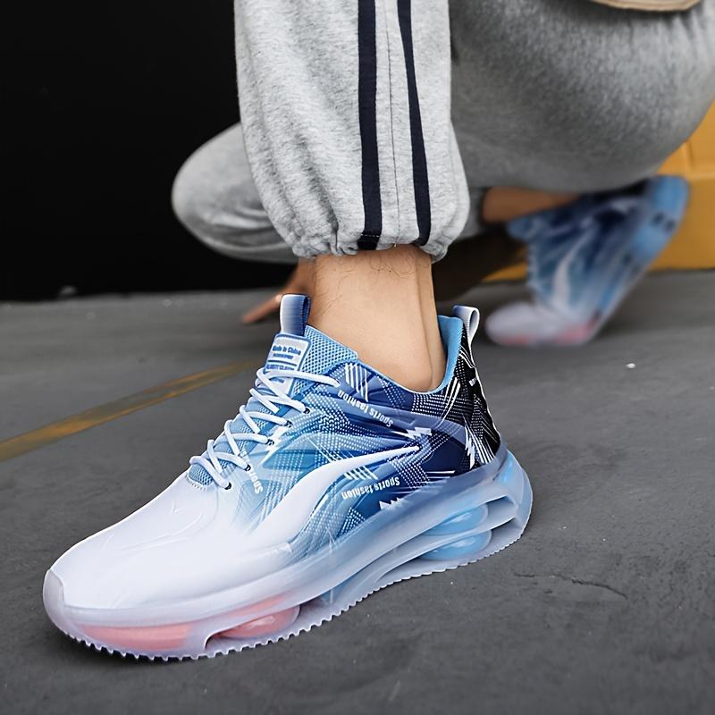 Men's Comfortable Running Shoes - Shock-absorbing, Non Slip, Breathable, Lace Up, Durable Outsole, Suitable for Outdoor Activities and Casual Shoes