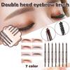 Dual-Headed Hard Brow Pen Waterproof And Sweat-proof Automatic Rotating Brow Pen