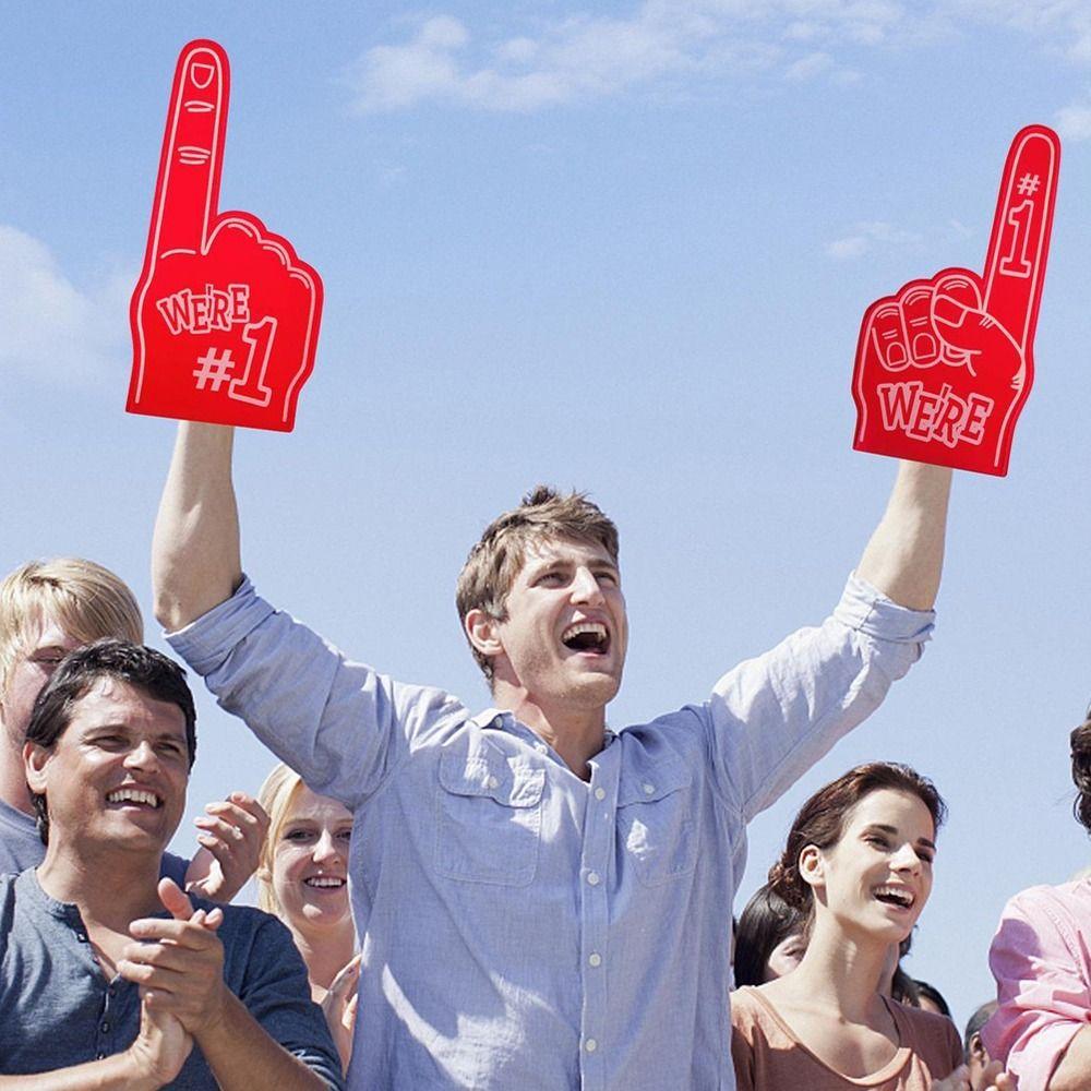 1 шт. пенопластовые гигантские пенопластовые перчатки для пальцев из пенопласта EVA, красочные перчатки для поддержки, спортивные аксессуары