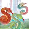 Fashionable Snake Hanging Ornament Charm Accessory with Vibranting Color and Gold Accent Sturdy PP Cotton Materials
