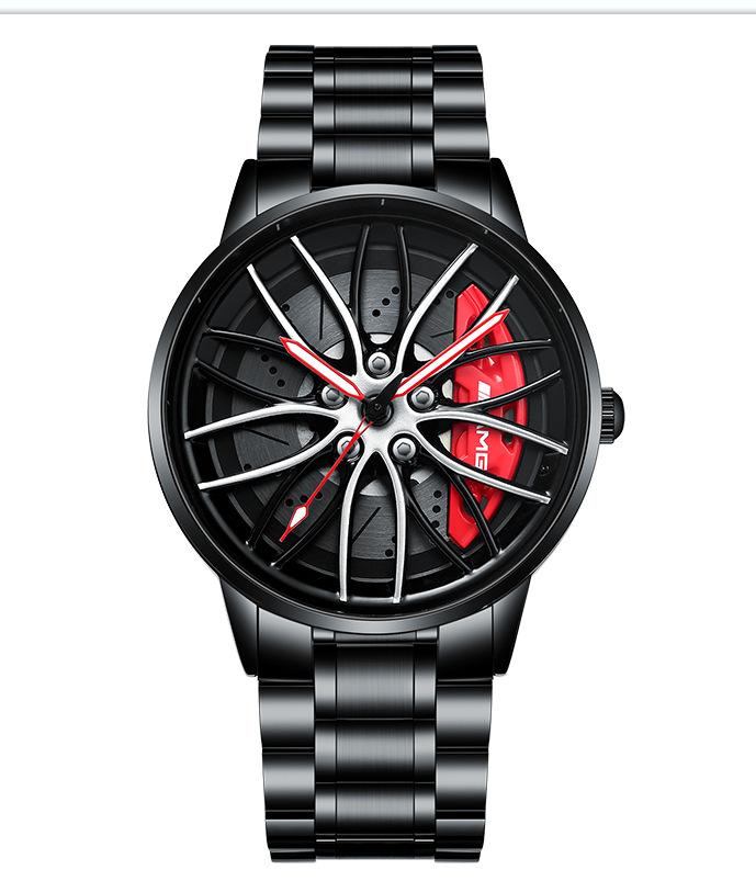 SVJ Wheel Watch Кованые полые часы Мужские AMG 488 Гидравлические мужские часы Кварцевые часы